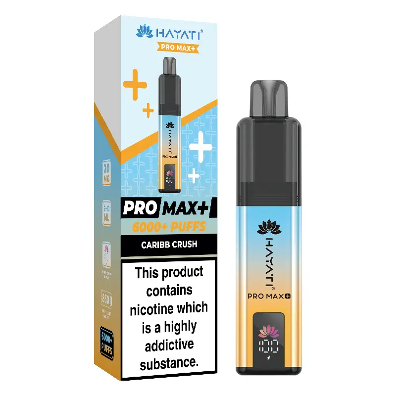 Caribb Crush Hayati Pro Max Plus 6K Disposable Vape 20mg